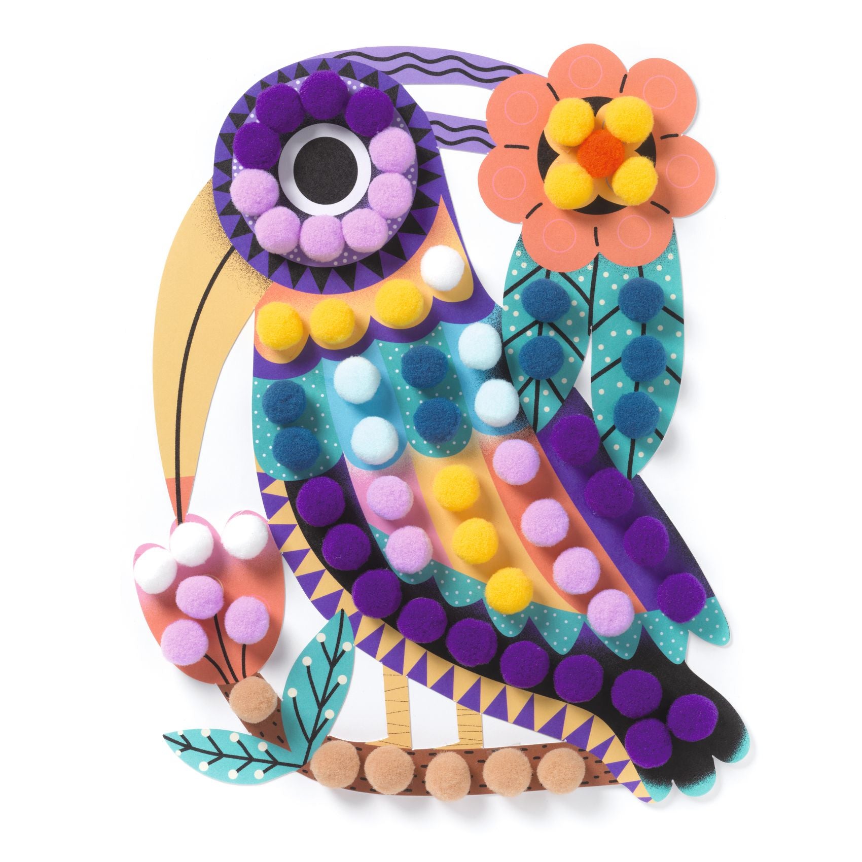 Collage Sagome e Pompon - Shapes and Bobbles Assorted (DJ00070)