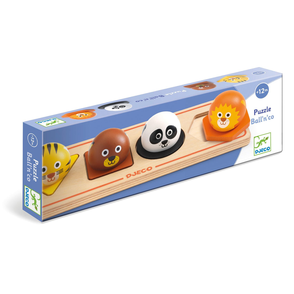 Puzzle ad Incastri con Animali Ball'n'Co