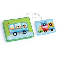Djeco | Gioco Magnetico Inzebox Vehicles Veicoli | DJ03074