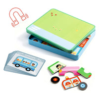 Djeco | Gioco Magnetico Inzebox Vehicles Veicoli | DJ03074
