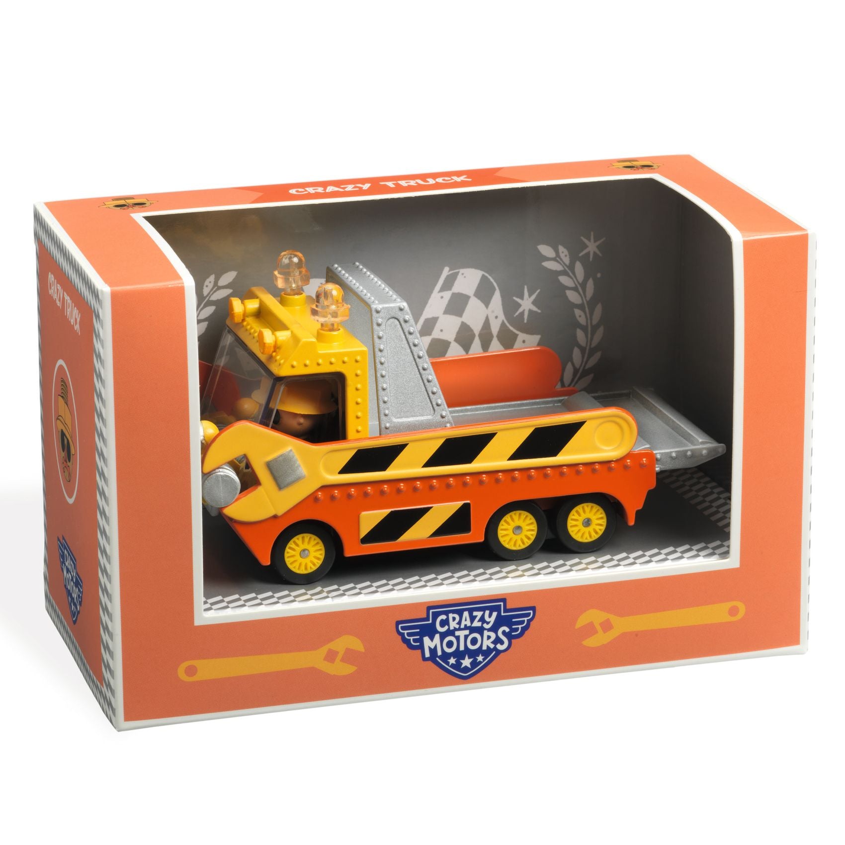 Crazy Motors Crazy Truck Metal Car Transporter by Djeco – LDTShop