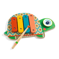 Djeco | Animambo Piatto e Xilofono Tartaruga Cymbal & Xilophone | DJ06034