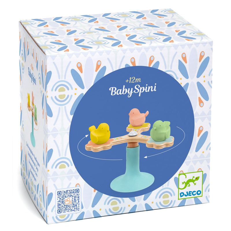 Baby Spini Gioco Rotante in Legno con Ventosa