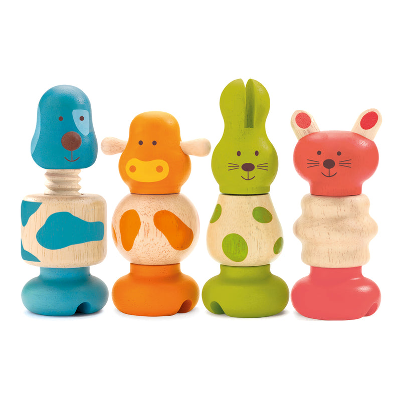 Gioco in Legno Avvita e Svita Vis-Animo