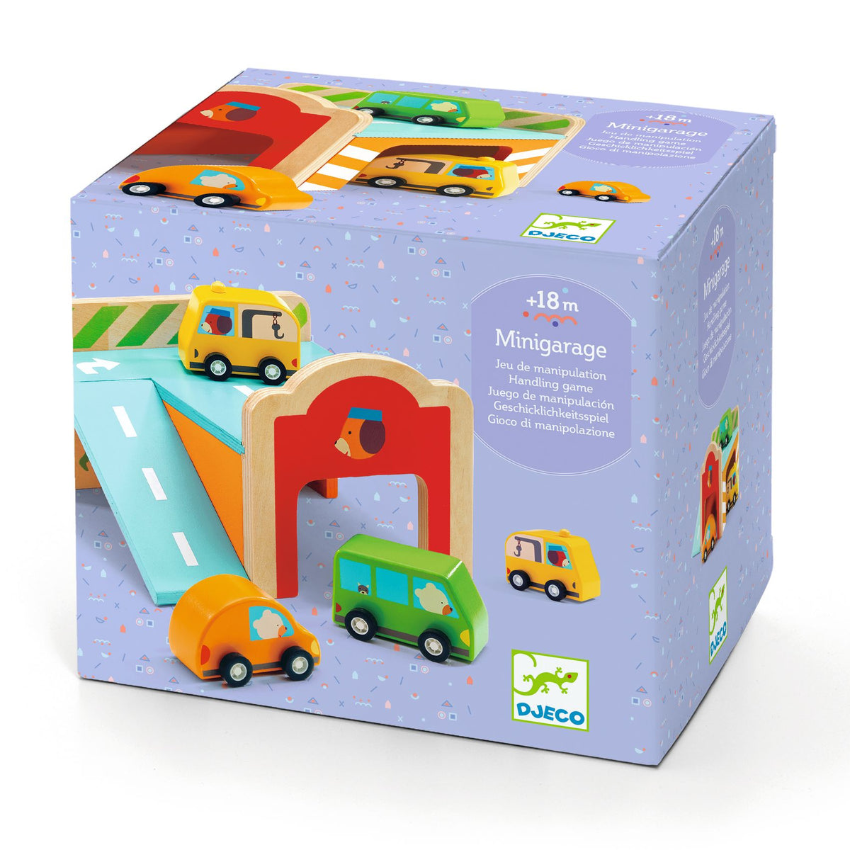 Minigarage in Legno Garage con Auto