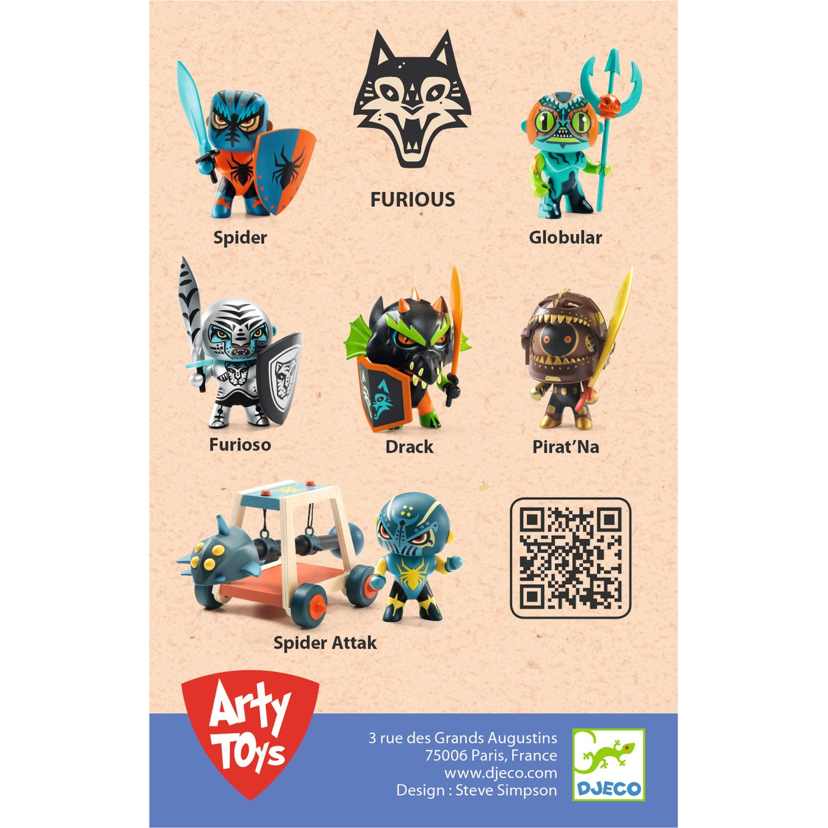 Djeco | Arty Toys Furious Guerriero Animale Etnic | DJ06802