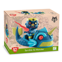 Djeco | Arty Toys Furious Guerriero Animale Terrible Monster | DJ06839
