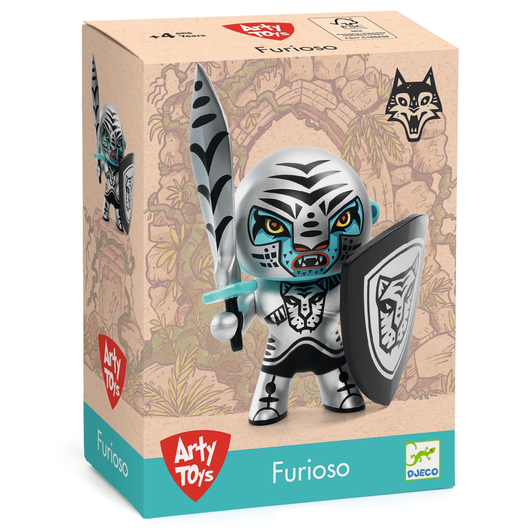 Djeco | Arty Toys Furious Guerriero Animale Furious | DJ06913