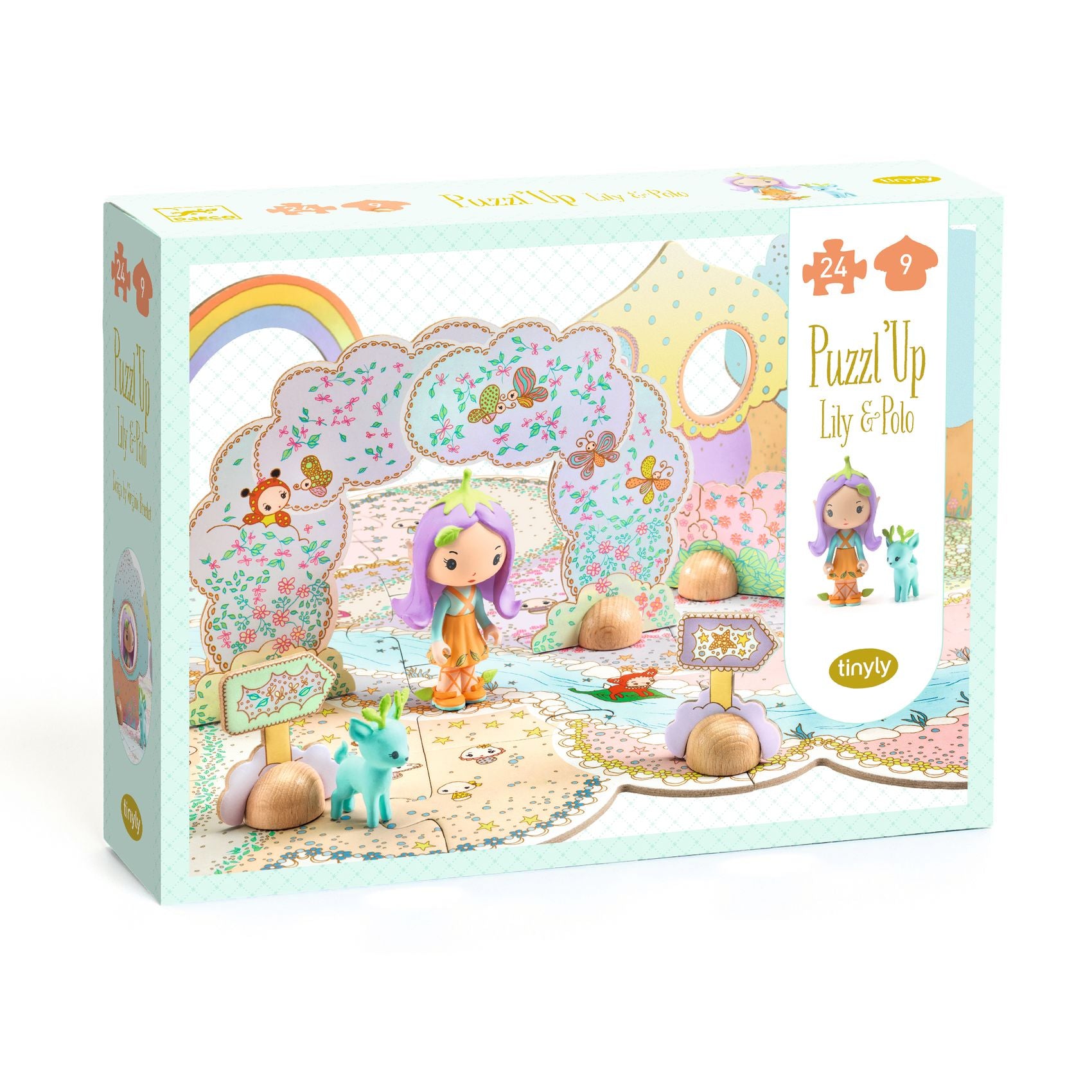 Tinyly - Puzzle Lily & Polo - Puzzl'Up Lily & Polo - 24pcs + 9 pcs