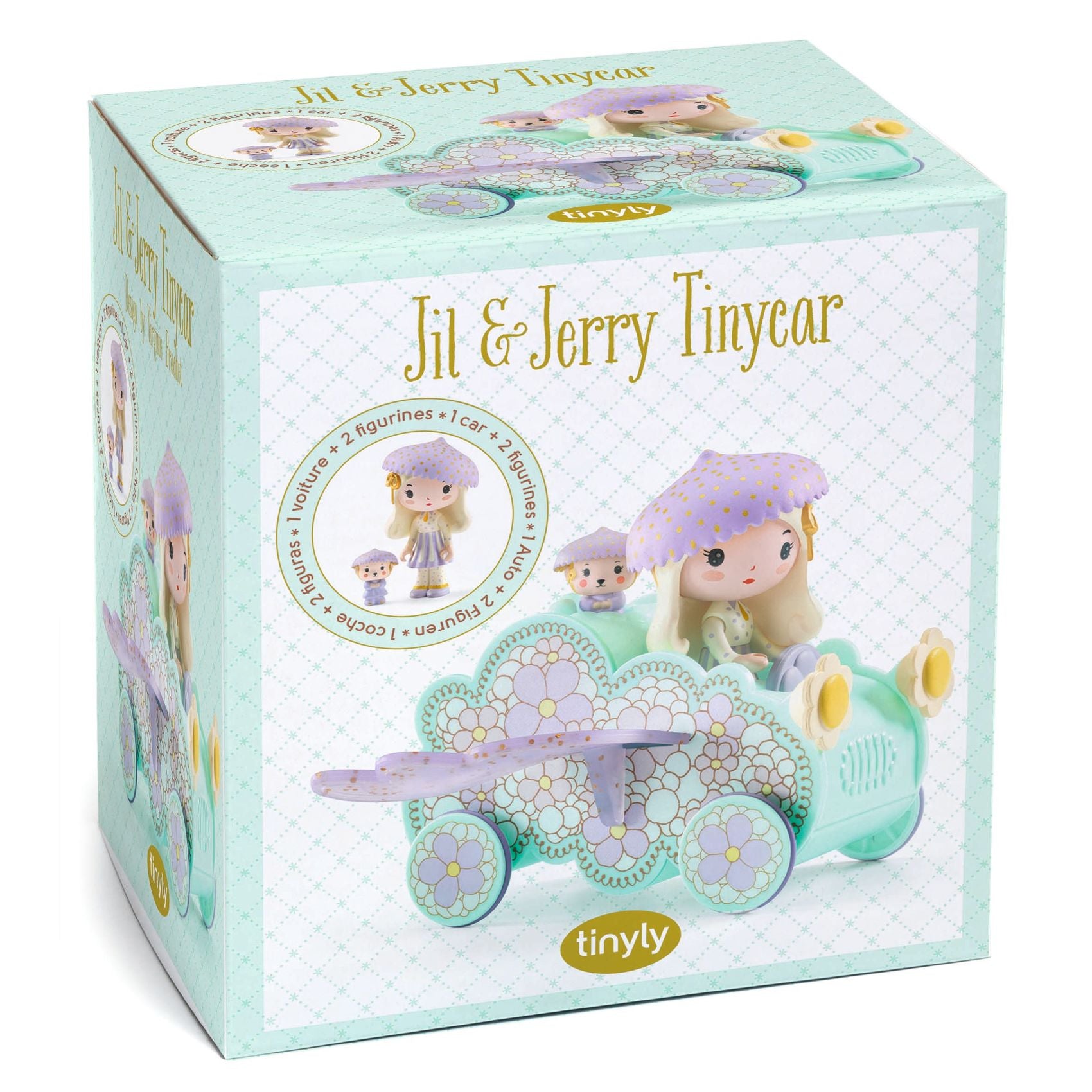 Djeco | Tinyly Jil & Jerry Tinycar Auto Nuvola Volante | DJ06939