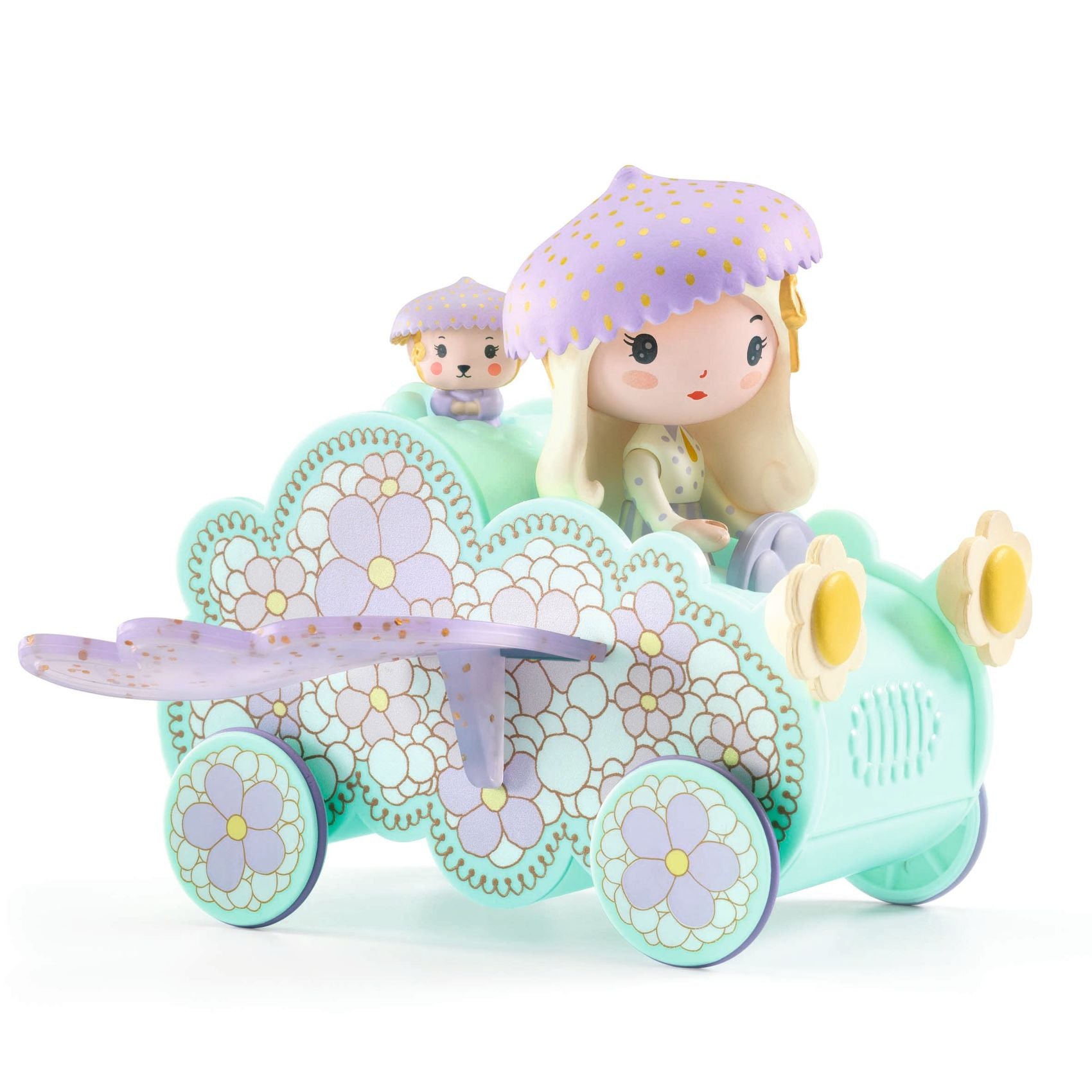 Djeco | Tinyly Jil & Jerry Tinycar Auto Nuvola Volante | DJ06939