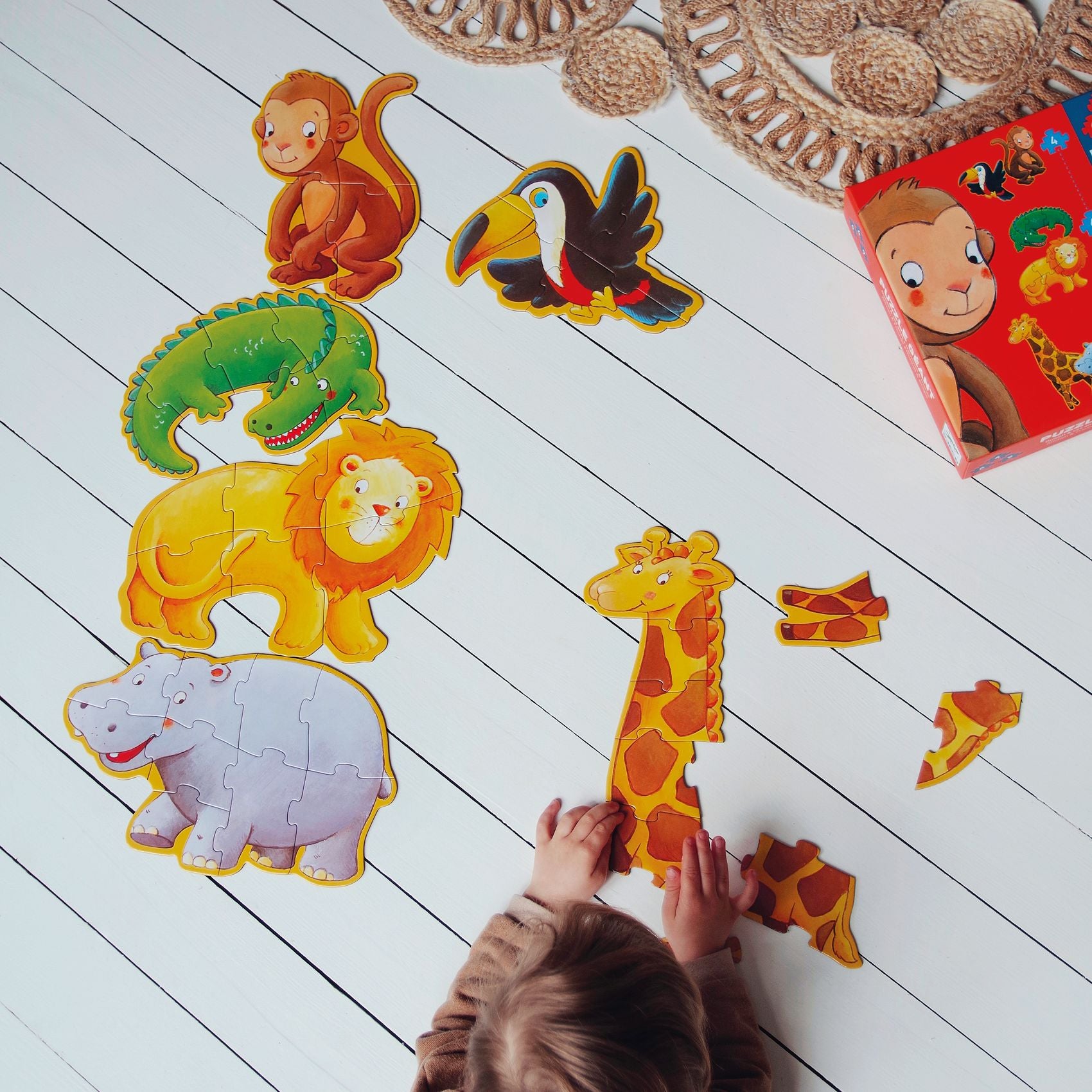 Djeco | Puzzle Gigante Marmoset & Friends | DJ07114