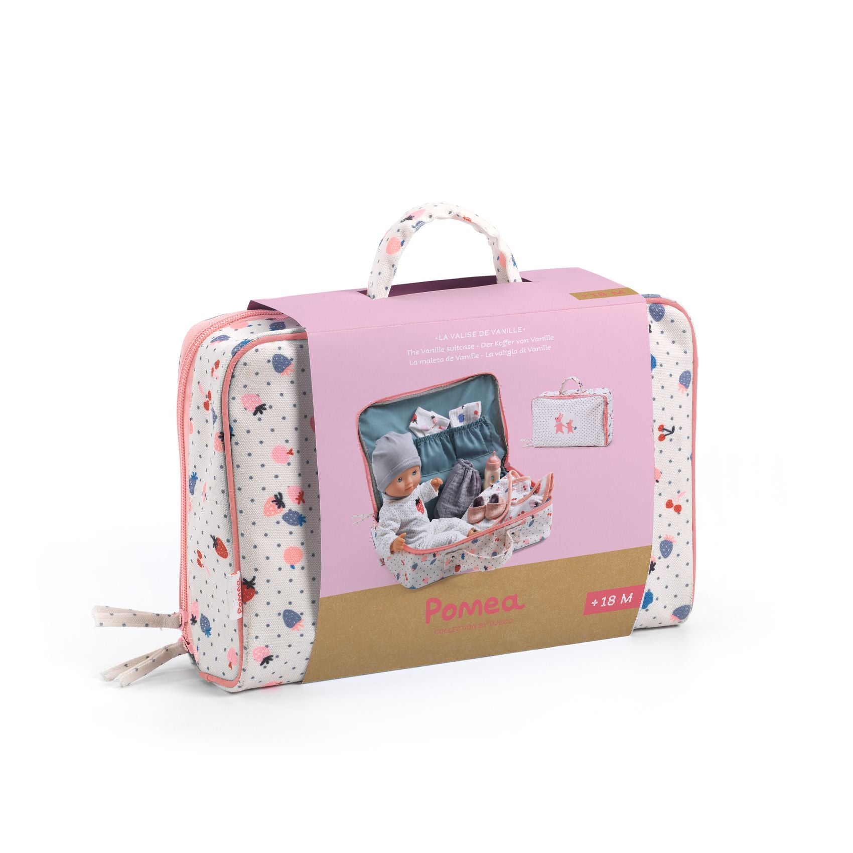 Djeco | La Valigia di Vanille Bambola con Accessori 32 Cm. | DJ07866