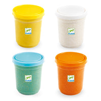 Set 4 Vasetti Pasta da Modellare Glitter - 4 Tubes of Play Dogh Glittery