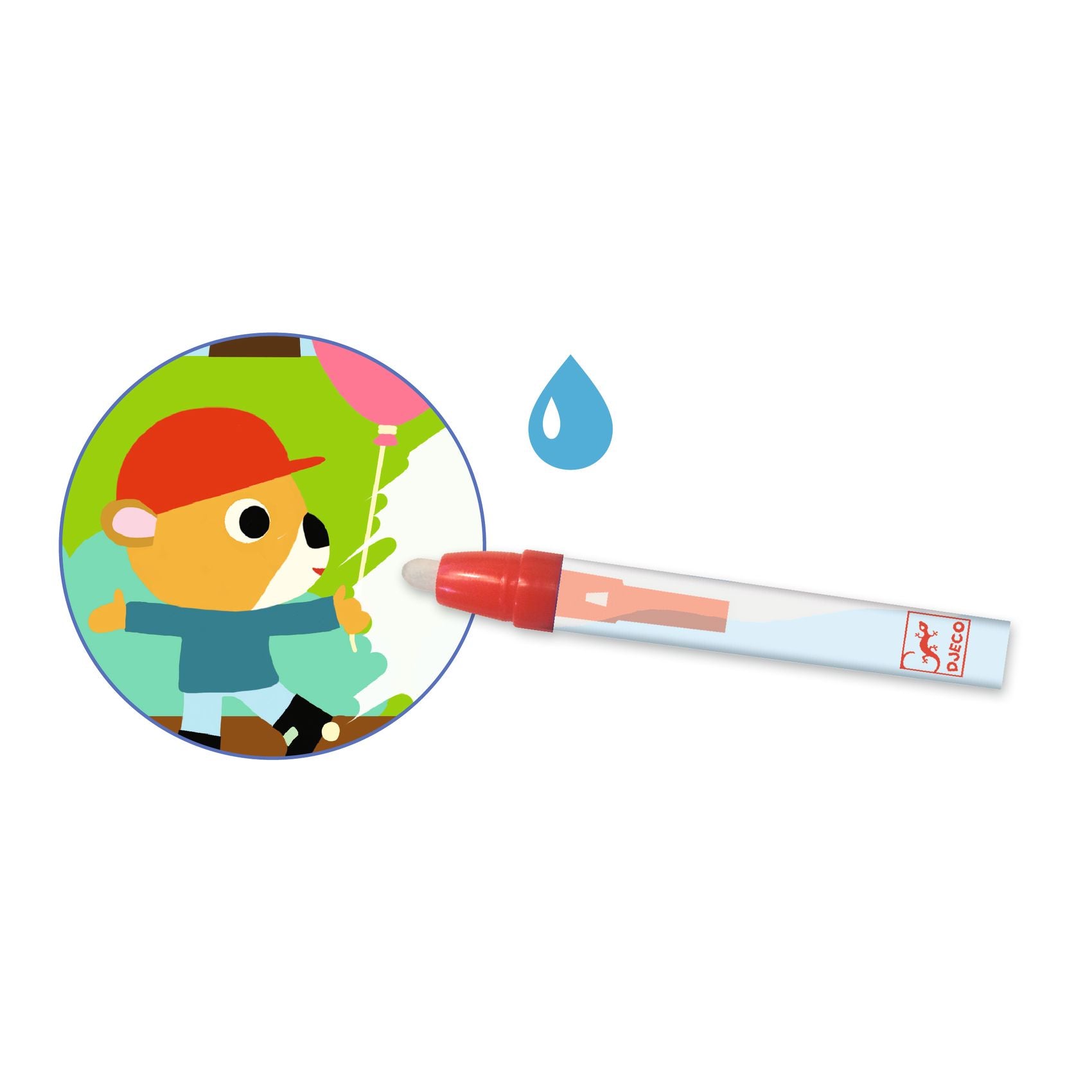 Colorare con l'Acqua Disegni da Colorare Magici. Ai Giardinetti