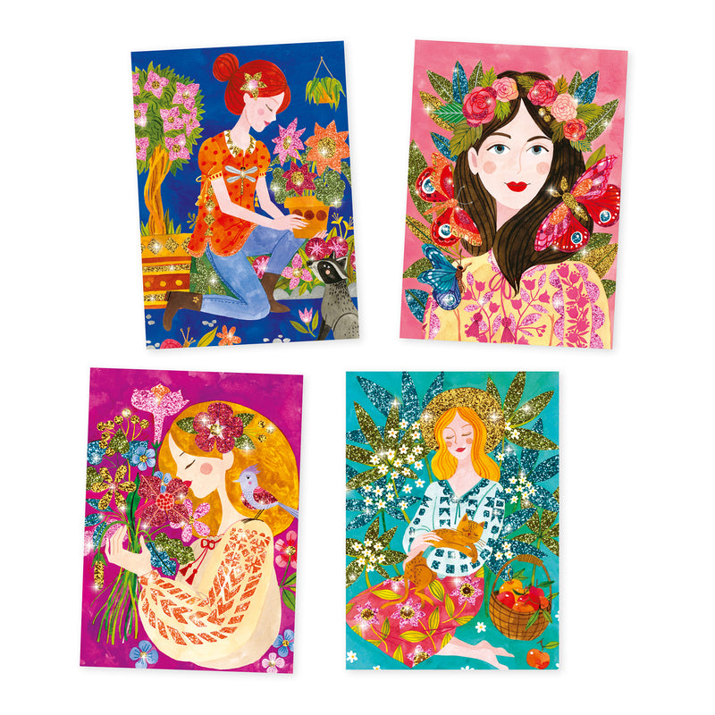 Il Profumo dei Fiori Quadri con Glitter - Glitter Pictures The Scent of Flowers (DJ09508)