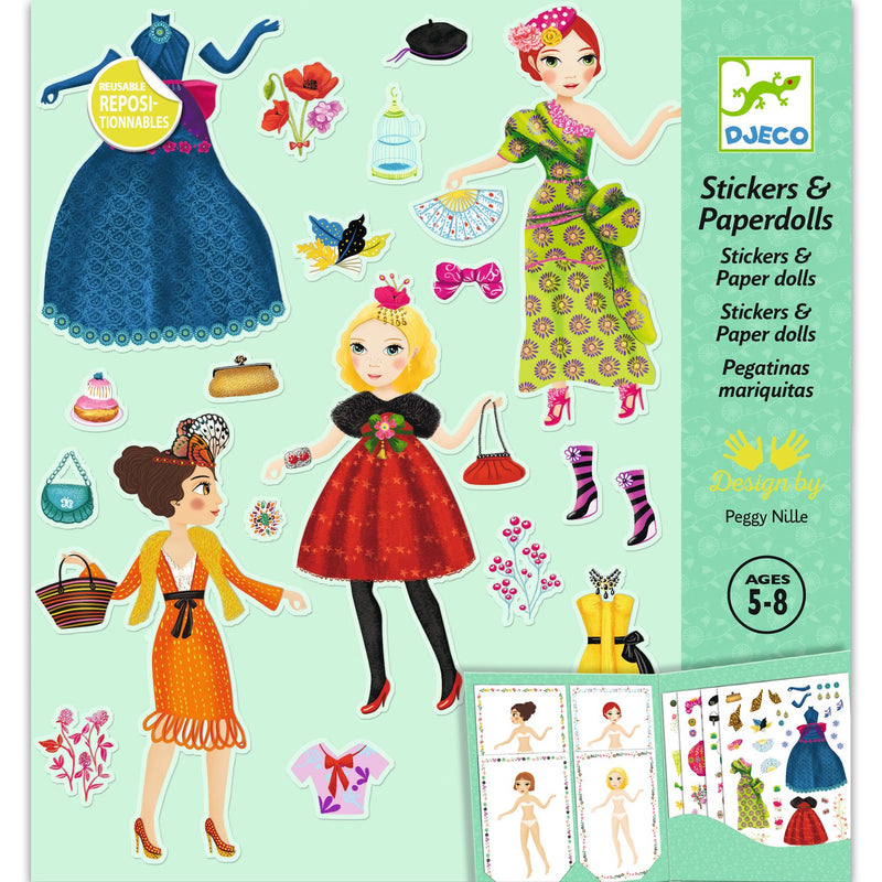 Stickers Paper Dolls - Massive Fashion