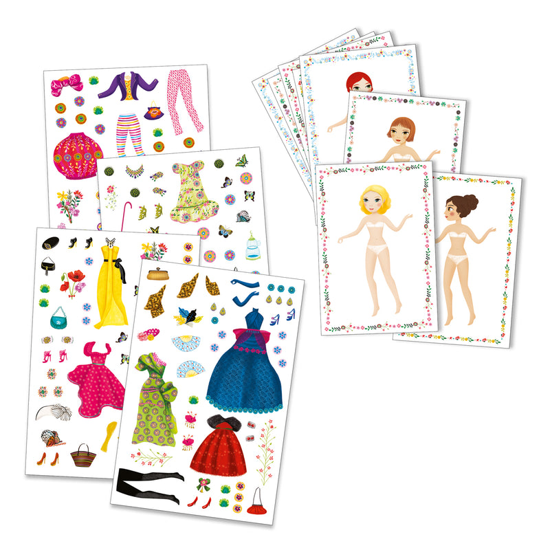 Stickers Paper Dolls - Massive Fashion