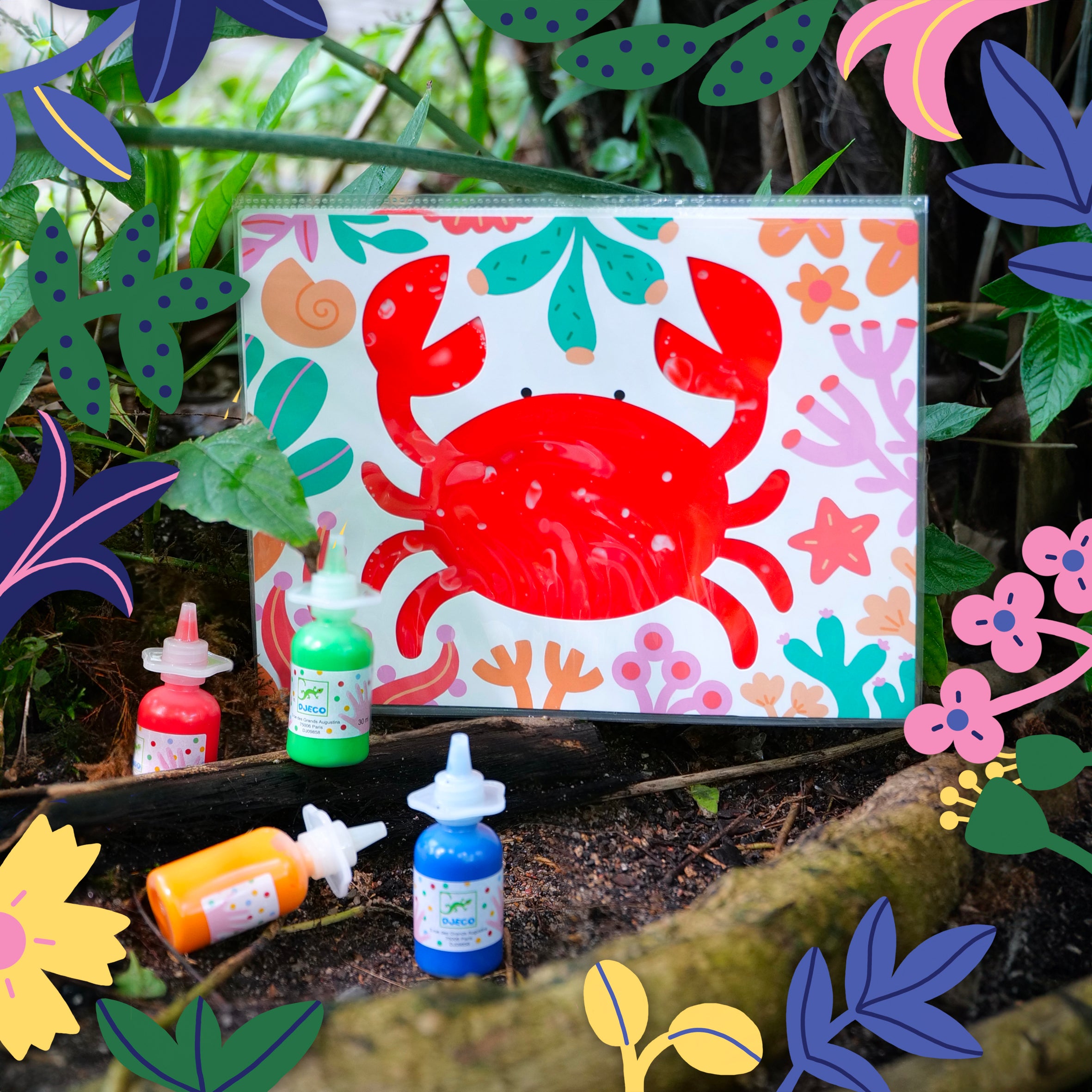 Pittura Facile e Pulita Scarabocchiato e Bello - Easy Clean Painting. Squirt Spread Simply Beautiful (Dj09858)