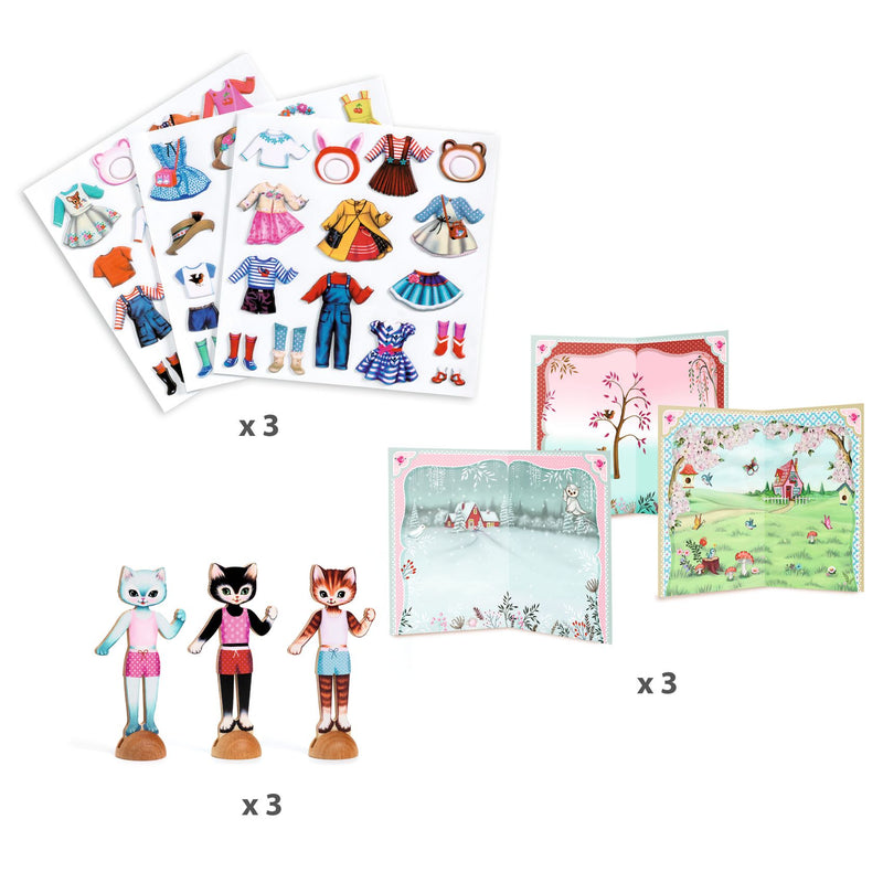 Kit Creativo Collage Piccolo Guardaroba - Collage Little Wardrobe (DJ09859)