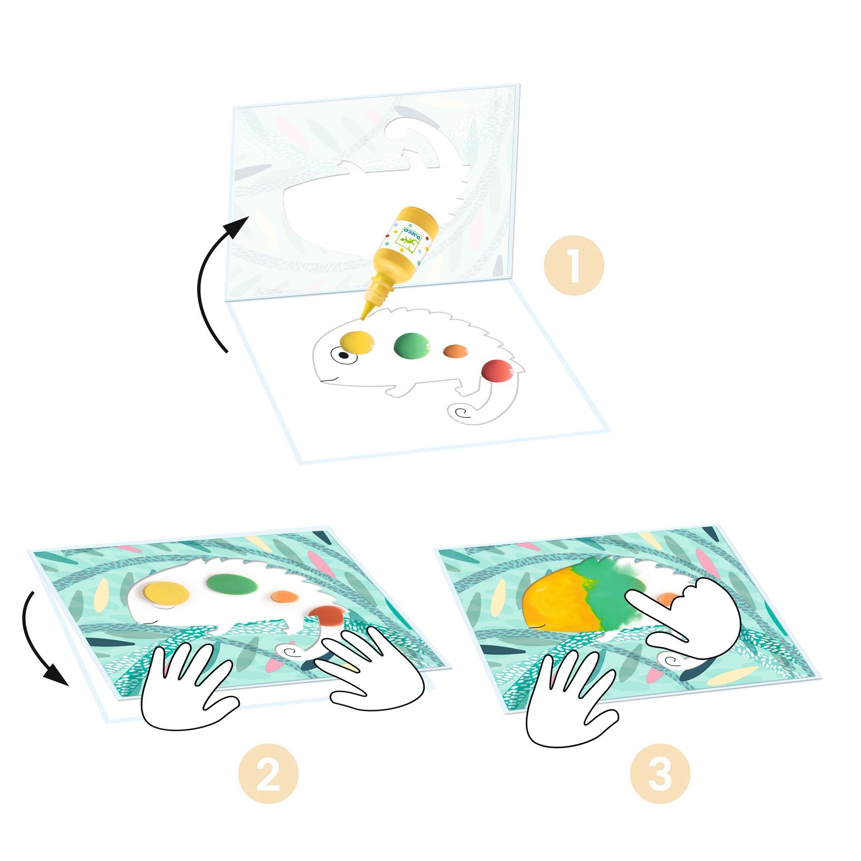 Pittura Facile e Pulita Piccoli Scarabocchi - Easy Clean Painting. Small Scriblling (DJ09878)