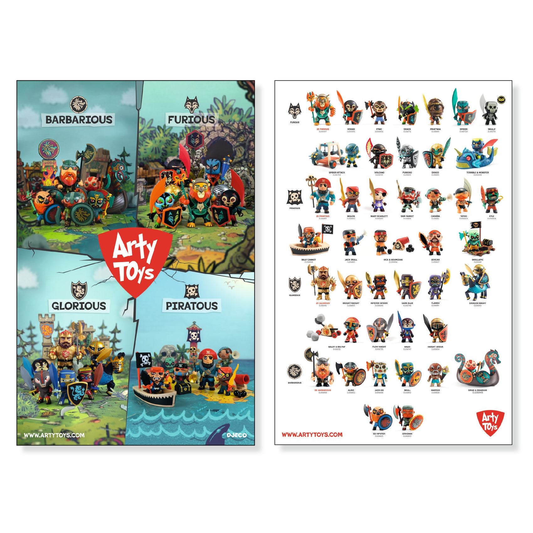 Djeco | Arty Toys Furious Guerriero Animale Terrible Monster | DJ06839