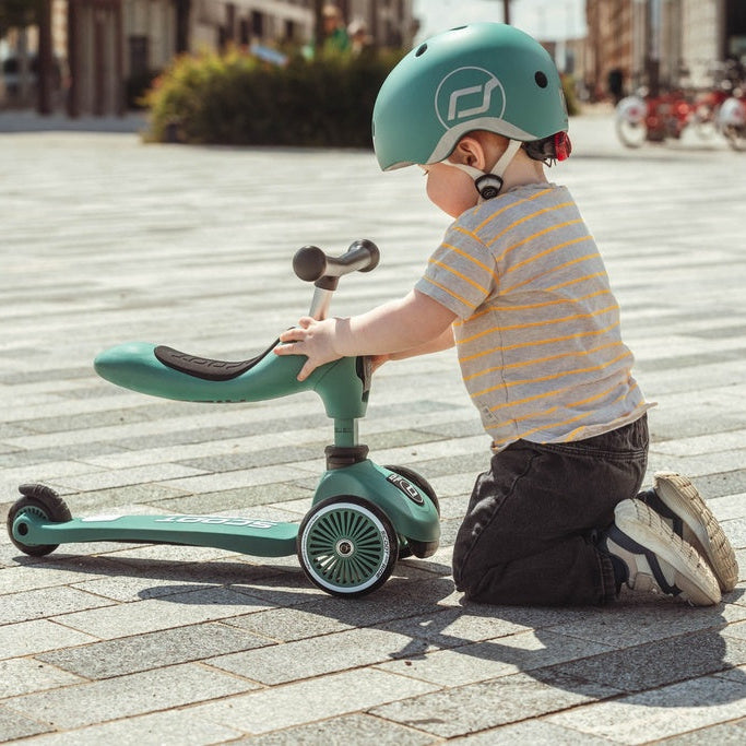 Scoot and Ride | Casco XXS-S (45-51 Cm) Verde Forest | 96361