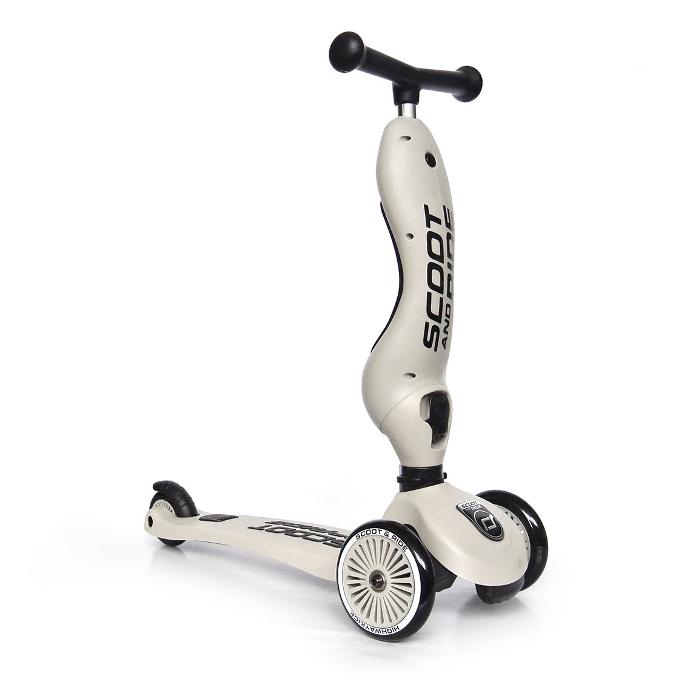 Scoot and Ride | Monopattino 2 in 1 Highwaykick 1 Grigio Ash | HIGHWAYKICK1-ASH