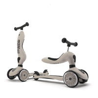 Scoot and Ride | Monopattino 2 in 1 Highwaykick 1 Grigio Ash | HIGHWAYKICK1-ASH