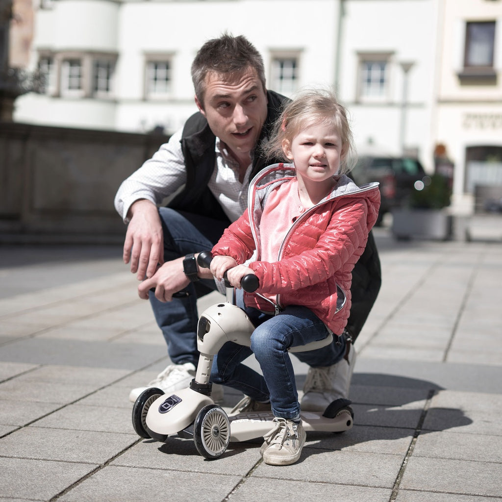 Scoot and Ride | Monopattino 2 in 1 Highwaykick 1 Grigio Ash | HIGHWAYKICK1-ASH