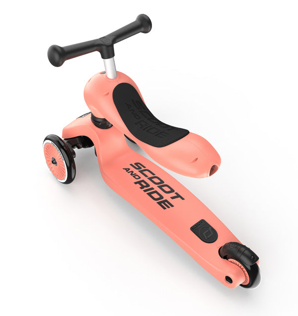 Scoot and Ride | Monopattino 2 in 1 Highwaykick 1 Peach | HIGHWAYKICK1-PEACH