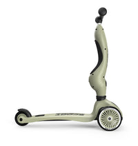 Scoot and Ride | Monopattino 2 in 1 Highwaykick 1 Verde Olive | HIGHWAYKICK1-OLIVE