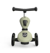 Scoot and Ride | Monopattino 2 in 1 Highwaykick 1 Verde Olive | HIGHWAYKICK1-OLIVE