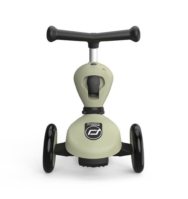 Scoot and Ride | Monopattino 2 in 1 Highwaykick 1 Verde Olive | HIGHWAYKICK1-OLIVE