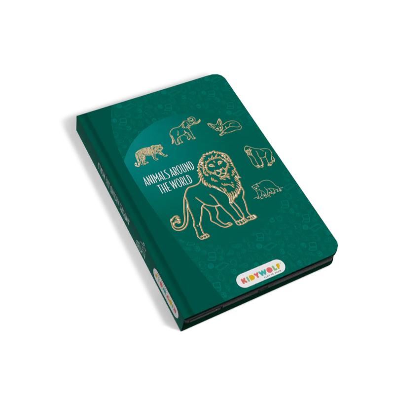 Tavoletta da Disegno Kidydraw Mini Animali Intorno al Mondo - Kidydraw-Mini Drawing Tablet Animals Around the World