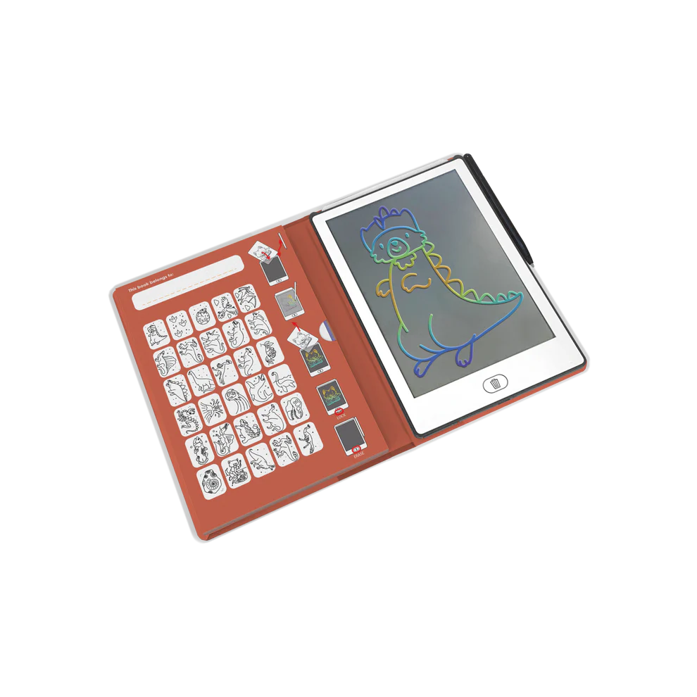 Tavoletta da Disegno Kidydraw Mini Dinosauri - Kidydraw-Mini Drawing Tablet Dinosaurus
