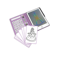 Tavoletta da Disegno Kidydraw Mini Principesse Intorno al Mondo Lavagna Lcd - Kidydraw-Mini Drawing Tablet Princess Around The World (KIDYDRAWMINI-OUT) (Copia)