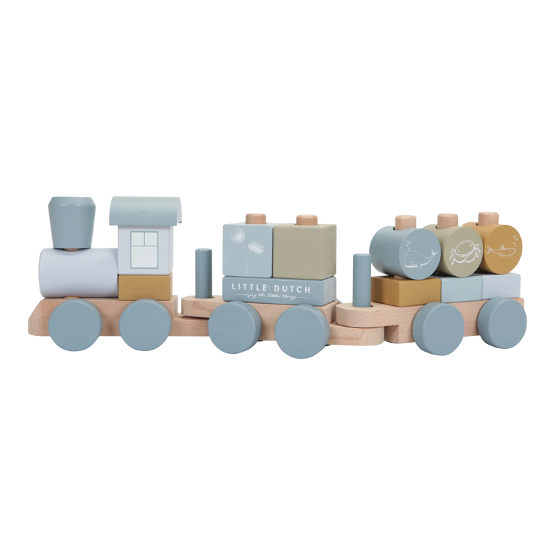 Trenino in Legno Impilabile Oceano - Stacking Train Sailors Ocean