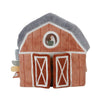 Libro Morbido Fattoria in Stoffa con Gancio Passeggino Newborn Multi Attività Little Farm - Activity Booklet Green  Newborn Naturals Little Farm