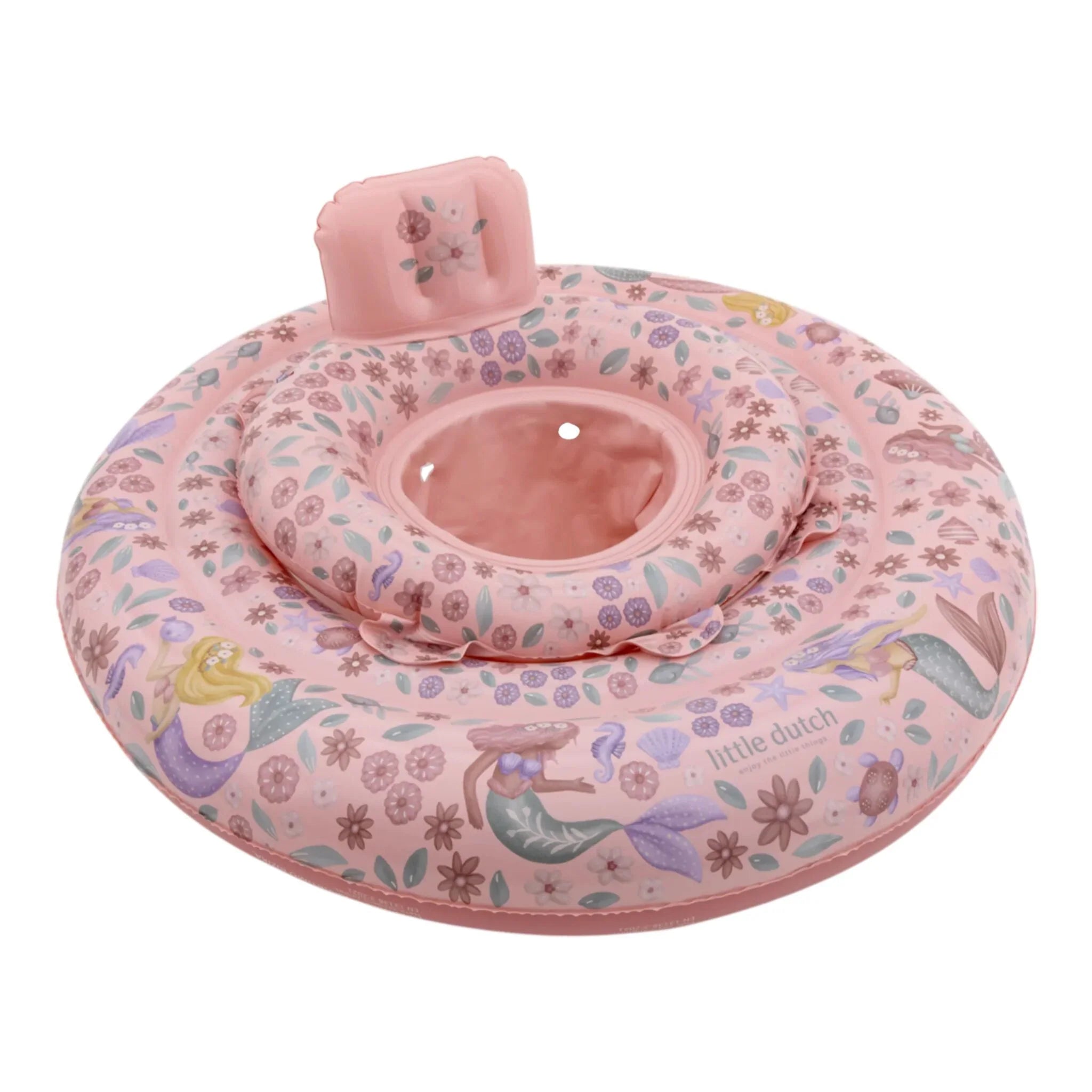 Little Dutch | Salvagente Gonfiabile con Mutandina Rosa Sirena da Sogno Dreamy Mermaid | 2016386