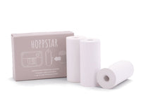 Rotoli di Carta per Stampa Termica per Macchina Fotografica Digitale Hoppstar Artist - Confezione di Ricarica da 3 Pezzi (2 rotoli di carta 1 rotolo adesivo)