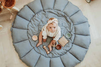 Play&Go | Bloom Tappeto da Gioco 3 in 1 Blue Organic | BLOOM-BLUE