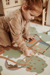 Tappeto Puzzle in EEVAA 3 in 1 Casa sull'Albero Scatola Giochi - EEVAA Treehouse Puzzle 120 x 180 Cm.mat