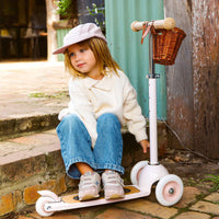 Banwood | Monopattino Rosa Con Cestino Rimovibile 3-6 Anni | BW-SCOOTER-PINK
