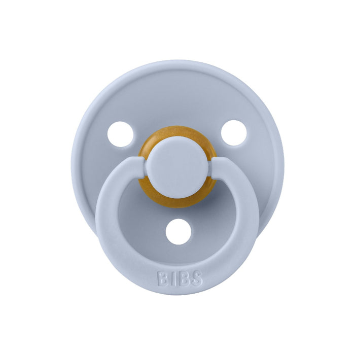 Bibs | Colour Ciuccio Round Khaki/Dusty Blue Taglia 1 (0-6 Mesi) | 110406