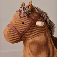Cavallo a dondolo Vera in velluto Kids Concept 1000908