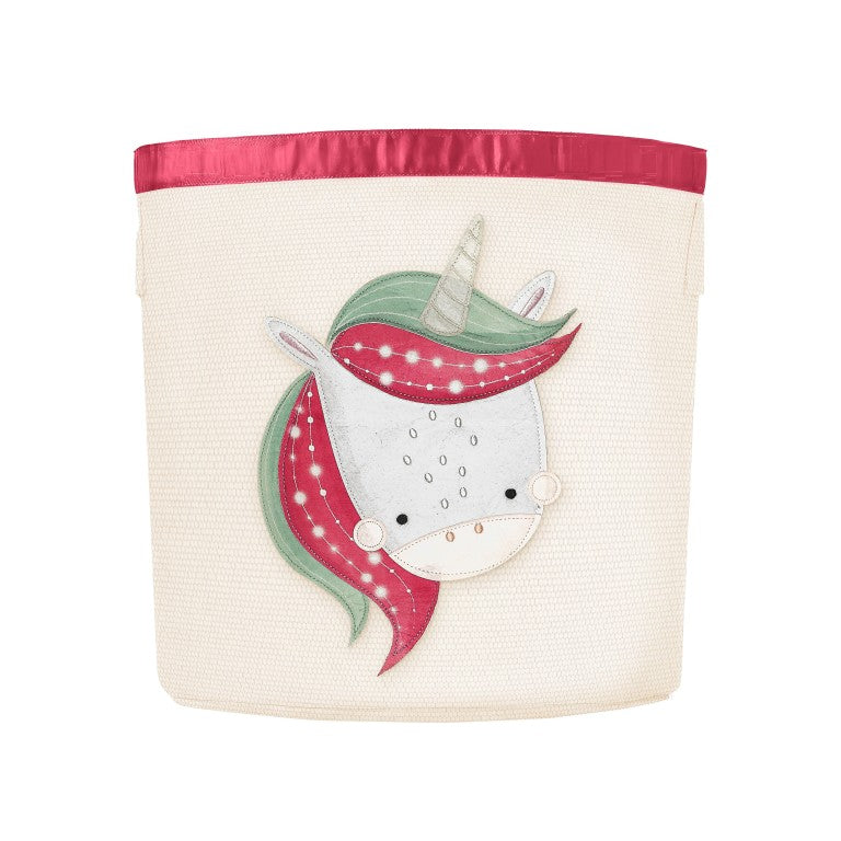 Sassi Junior | Cestino Porta Giochi Unicorno Sparkly | MX2089