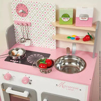 Janod | Cucina Giocattolo Macaron in Legno Rosa | J06567