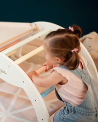 Arco Montessori Rainbow Cotton Candy Sviluppa Equilibrio e Agilità