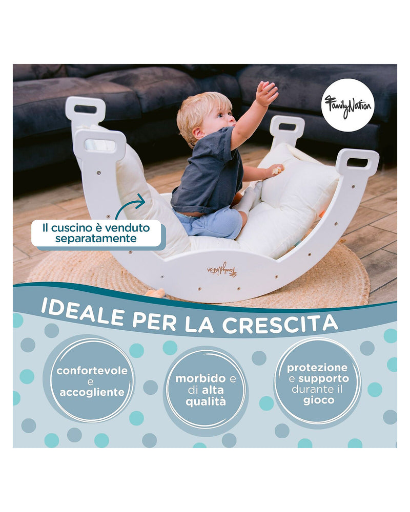 Arco Montessori Rainbow Cotton Candy Sviluppa Equilibrio e Agilità